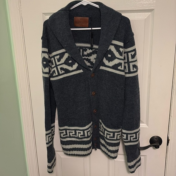 Buffalo men’s cardigan sweater - Picture 1 of 5